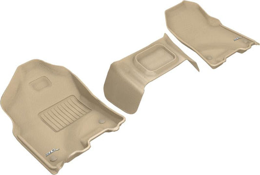 FR SPORT 3D MAXpider 2019-2020 Dodge Ram 1500 Crew Cab/Quad Cab Kagu 1st Row Floormat - Tan...