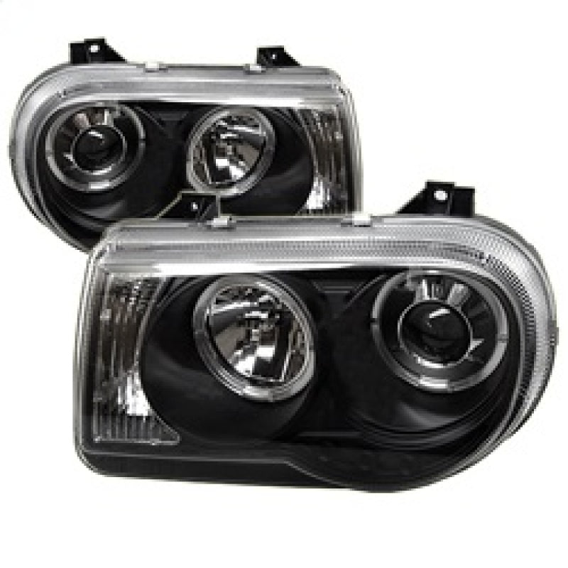 FR SPORT Spyder Chrysler 300C 05-10 Projector Headlights LED Halo LED Blk (Not Included)...