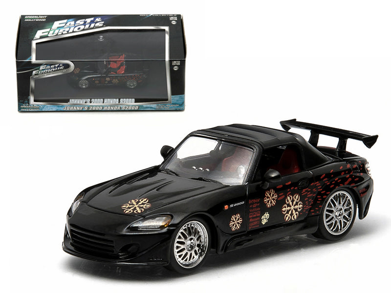 Rapid Vehicles Johnny's 2000 Honda S2000 Black "The Fast and The Furious" Movie (2001) 1/43...