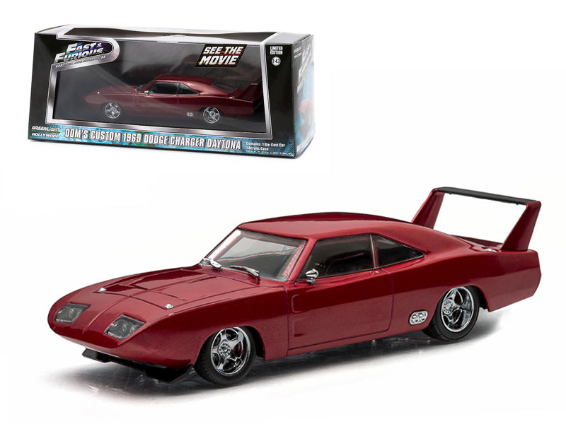 Rapid Vehicles Dom's 1969 Dodge Charger Daytona Maroon "Fast and Furious 6" Movie (2013) 1/43...