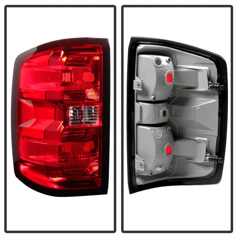 SPYDER Xtune Chevy Silverado 2014-2016 Driver Side Tail Lights - OEM Left ALT-JH-CS14-OE-L 9031915