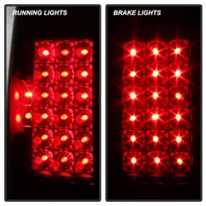FR SPORT SPYDER Xtune Ford F250/350/450/550 Super Duty 99-07 LED Tail Lights Black Smoke...