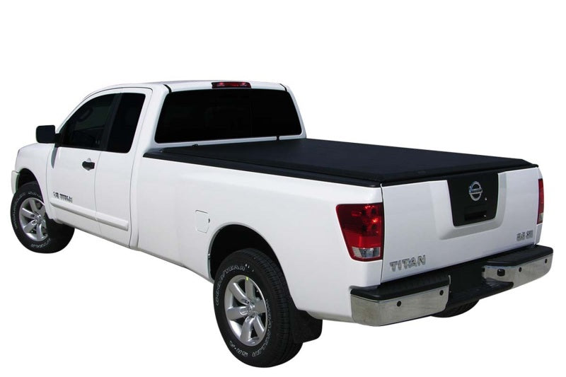 Access Literider 08-09 Titan King Cab 8ft 2in Bed (Clamps On w/ or w/o Utili-Track) Roll-Up Cover 33209