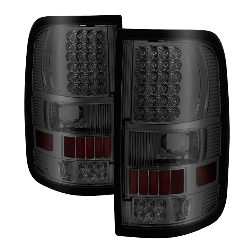 FR SPORT SPYDER Xtune Ford F150 Styleside 04-08 (Not Fit Heritage & SVT) LED Tail Lights Smoke...