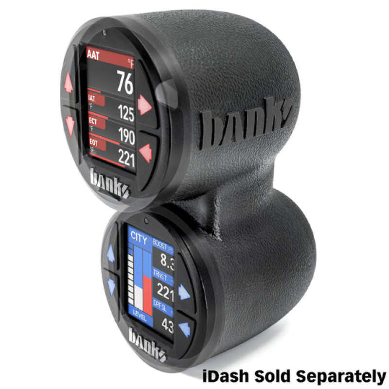 Banks Power 15-19 Chevrolet / GMC 2500/3500 iDash Stealth Dual Pod Mount 63350
