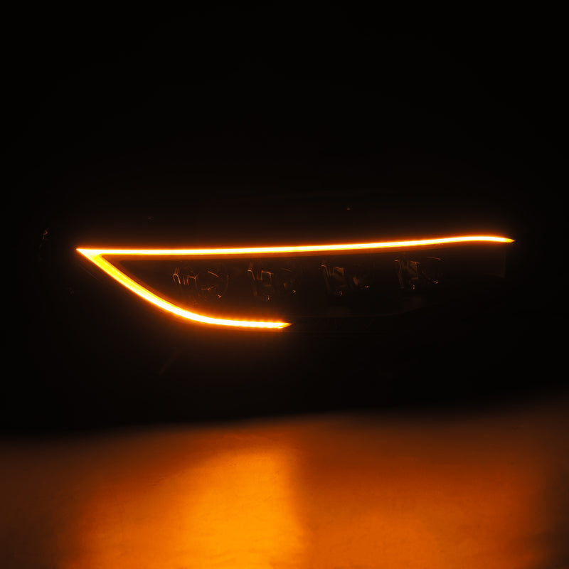 AlphaRex 16-21 Honda Civic NOVA-Series LED Proj Headlights Blk w/Activation Light & Seq.Sig / SB DRL 880491 *Discontinued