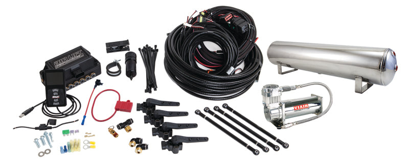 AIRLIFT Performance 3H (1/4" Air Line, 4 Gallon 5-Port Lightweight Polished
