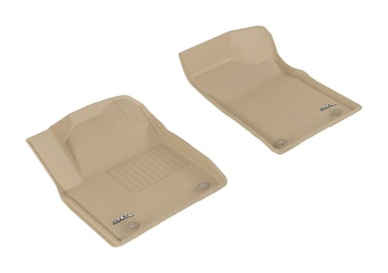 3D MAXpider 2017-2020 Nissan Armada Kagu 1st Row Floormat - Tan L1NS09511502