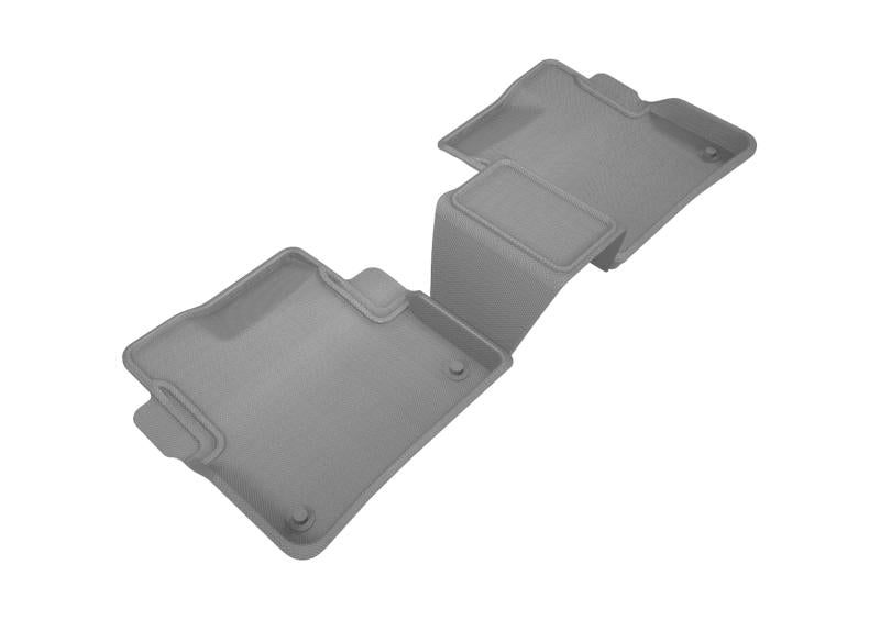 3D MAXpider 2016-2020 Cadillac CT6 Kagu 2nd Row Floormats - Gray L1CD01721501