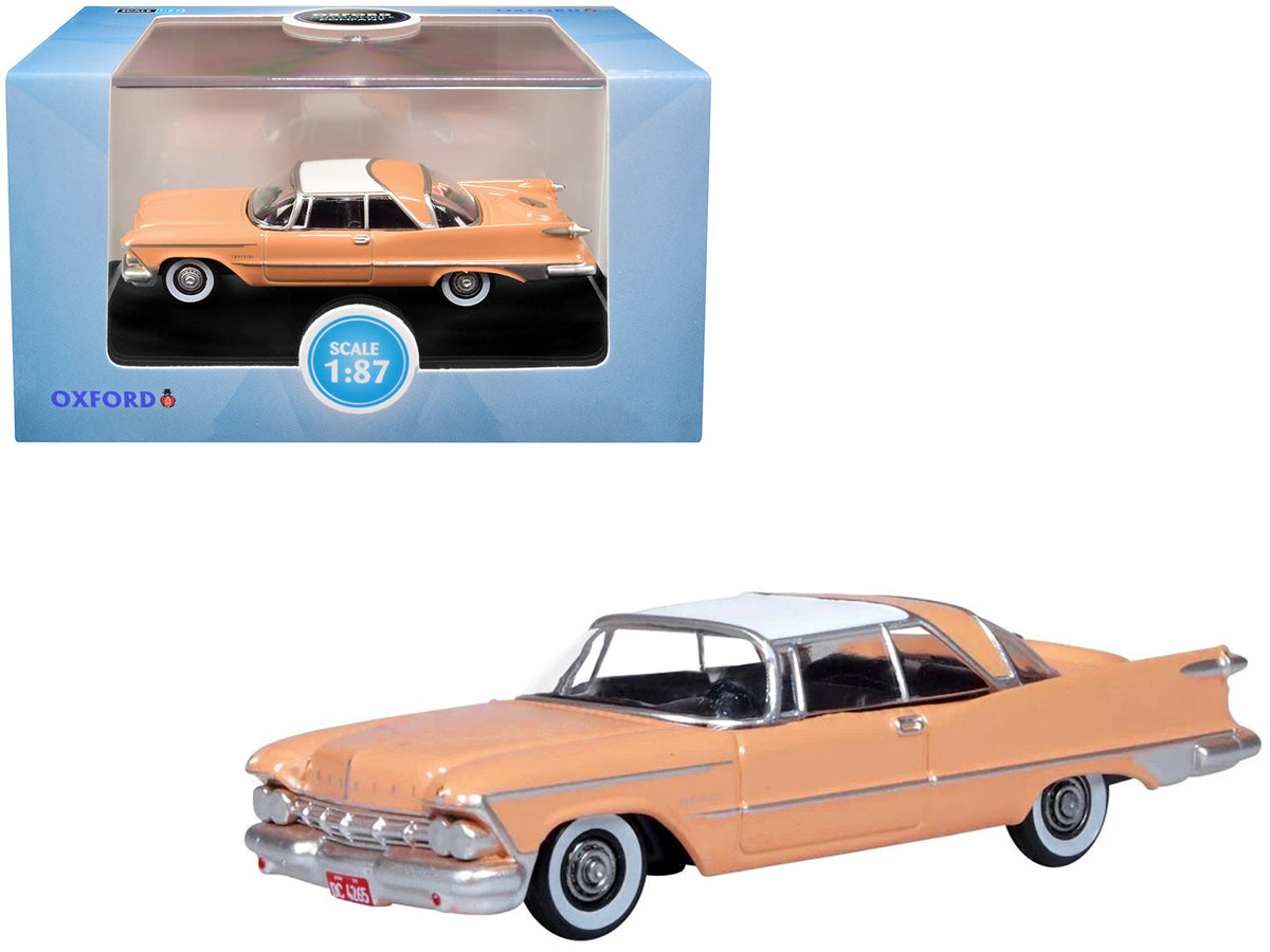 Rapid Vehicles 1959 Chrysler Imperial Crown 2 Door Hardtop Persian Pink with White Top 1/87 (HO)...