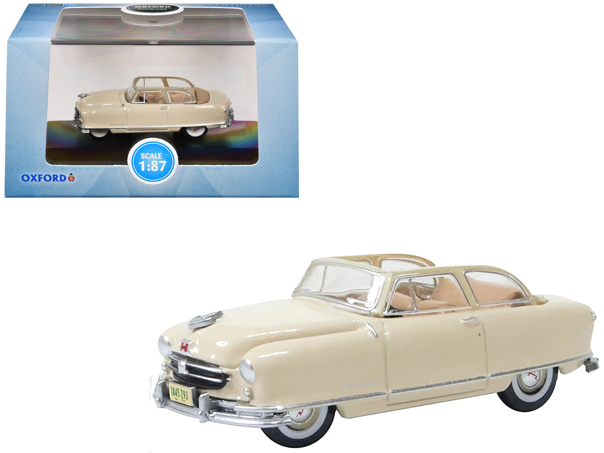 Rapid Vehicles 1950 Nash Rambler Custom Landau Convertible (Open) Champagne Ivory 1/87 (HO) Scale...