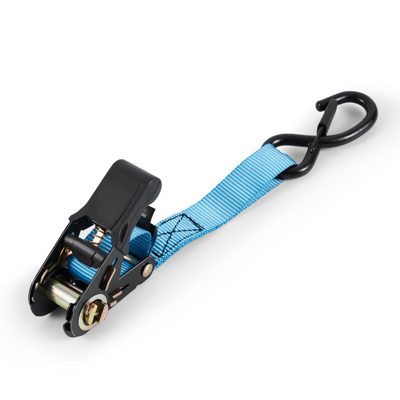 Borne Off-Road Medium-Duty Ratchet Tie-Down Kit (4-Pack) Blue BNRTC-TDMD-4BL