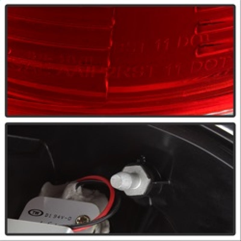 FR SPORT Spyder Ford F150 side 97-03/F250/350 Duty 99-07 LED Tail Lights Red Clear...