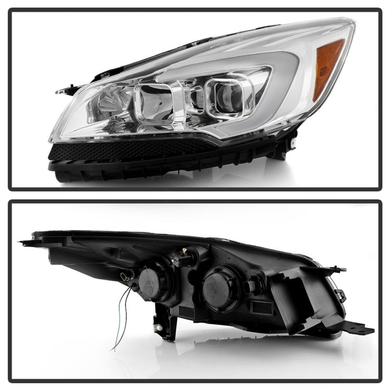 FR SPORT SPYDER xTune 13-16 Ford Escape 13-16 LED Light Bar Halogen Proj Headlights - Chrome...