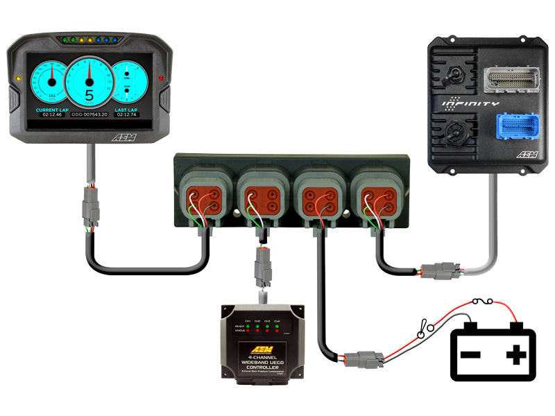 AEM Electronics 4 Port AEMnet CAN Hub