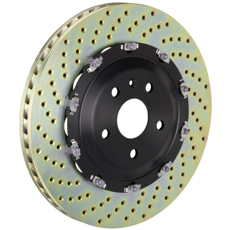 Brembo 06-08 RS4 Front 2-Piece Discs 380x34 2pc Rotor Drilled 101.9006A