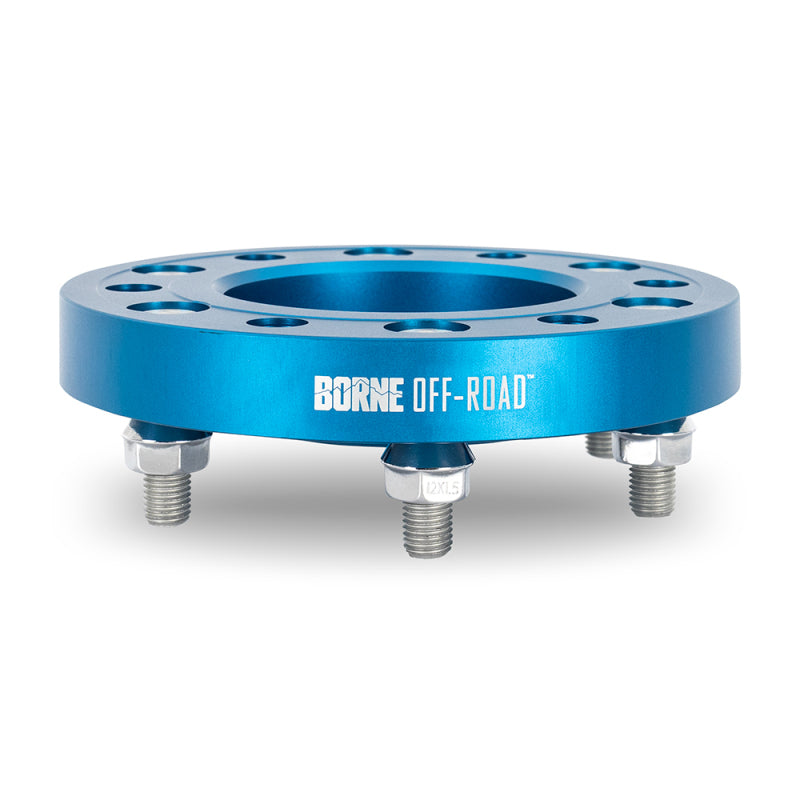 Borne Off-Road Wheel Spacers - 6x135 - 87.1 - 25 - M14 - Blue BNWS-007-250BL