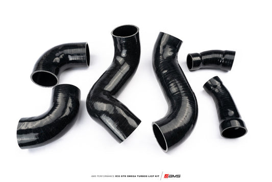 FR SPORT AMS Performance 09-21 Nissan GTR R35 OMEGA Turbo Kit 3in Lower Intercooler Pipes (OMEGA...