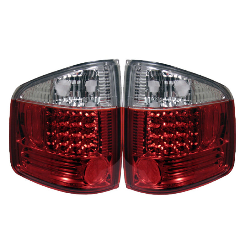FR SPORT Spyder Chevy S10 94-04 /Isuzu Hombre 96-00 LED Tail Lights Red Clear...
