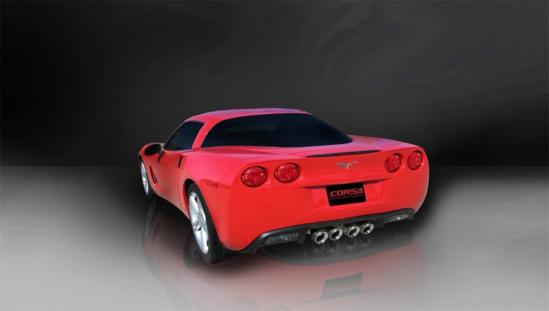 FR SPORT Corsa Performance 05-08 Chevrolet Corvette C6 6.0L V8 Polished Xtreme Axle-Back Exhaust...