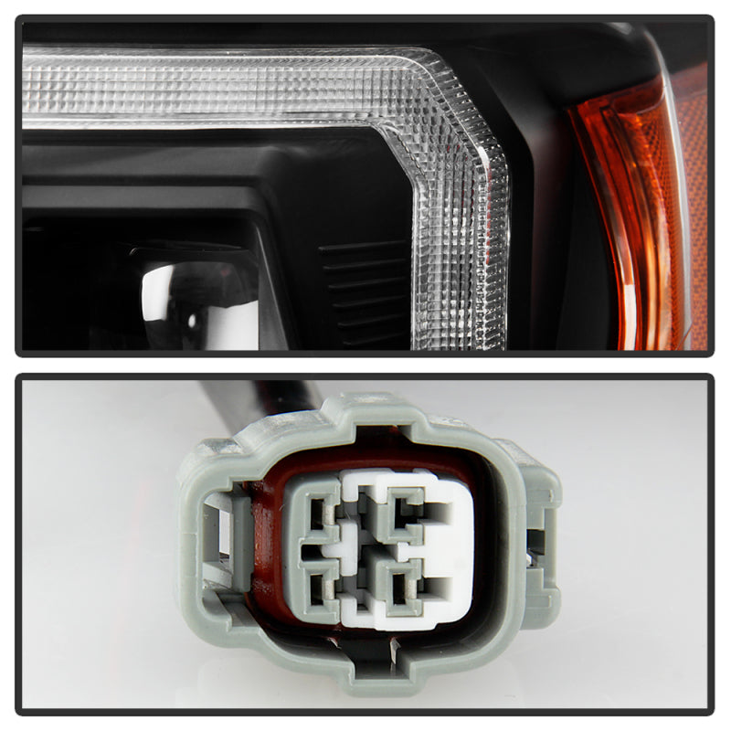 Spyder 16-20 Toyota Tacoma LED Model Only High-Power LED Headlights - Black PRO-YD-TT16LEDAP-BK 5088390