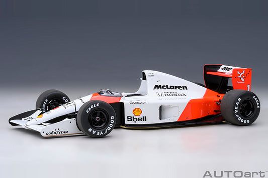 STM Diecast AUTOart Mclaren (w/ Logo) Honda MP4/6 No 1 Japanese GP 1991 Senna 1:18