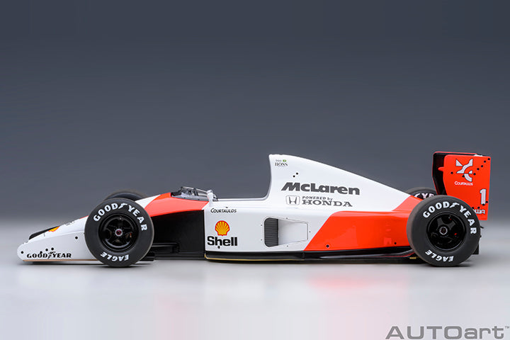 AUTOart Mclaren (w/ Logo) Honda MP4/6 No 1 Japanese GP 1991 Senna 1:18