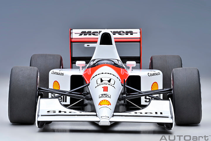 AUTOart Mclaren (w/ Logo) Honda MP4/6 No 1 Japanese GP 1991 Senna 1:18