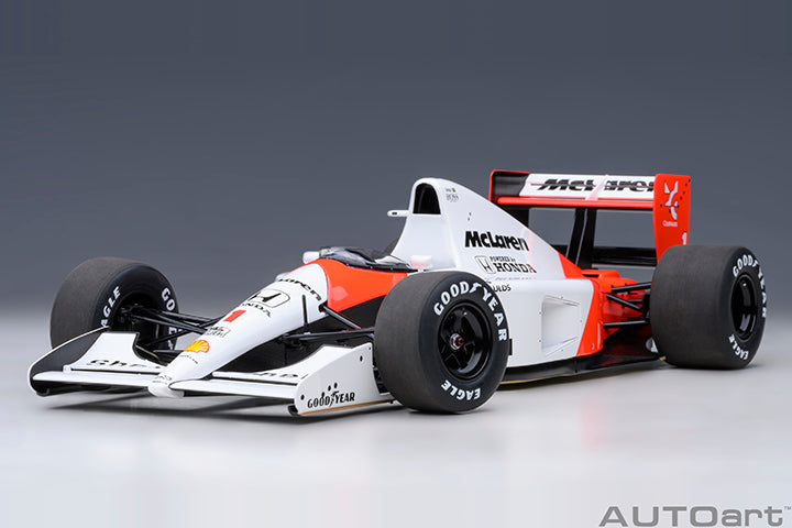 AUTOart Mclaren (w/ Logo) Honda MP4/6 No 1 Japanese GP 1991 Senna 1:18