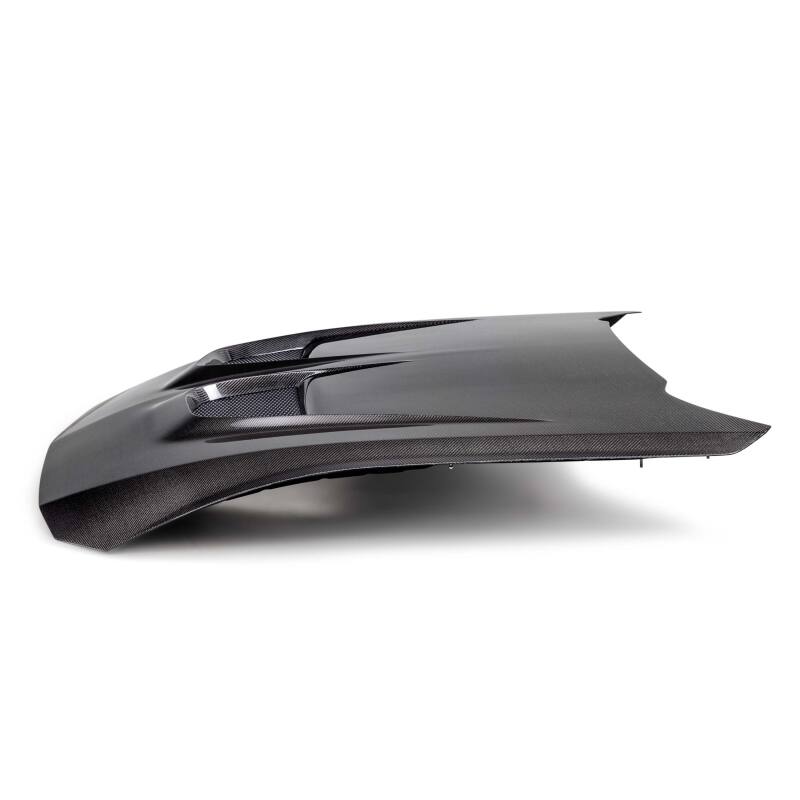 Anderson Composites 2024 Ford Mustang Type-GTD Double Sided Carbon Fiber Hood AC-HD24FDMU-GTD-DS