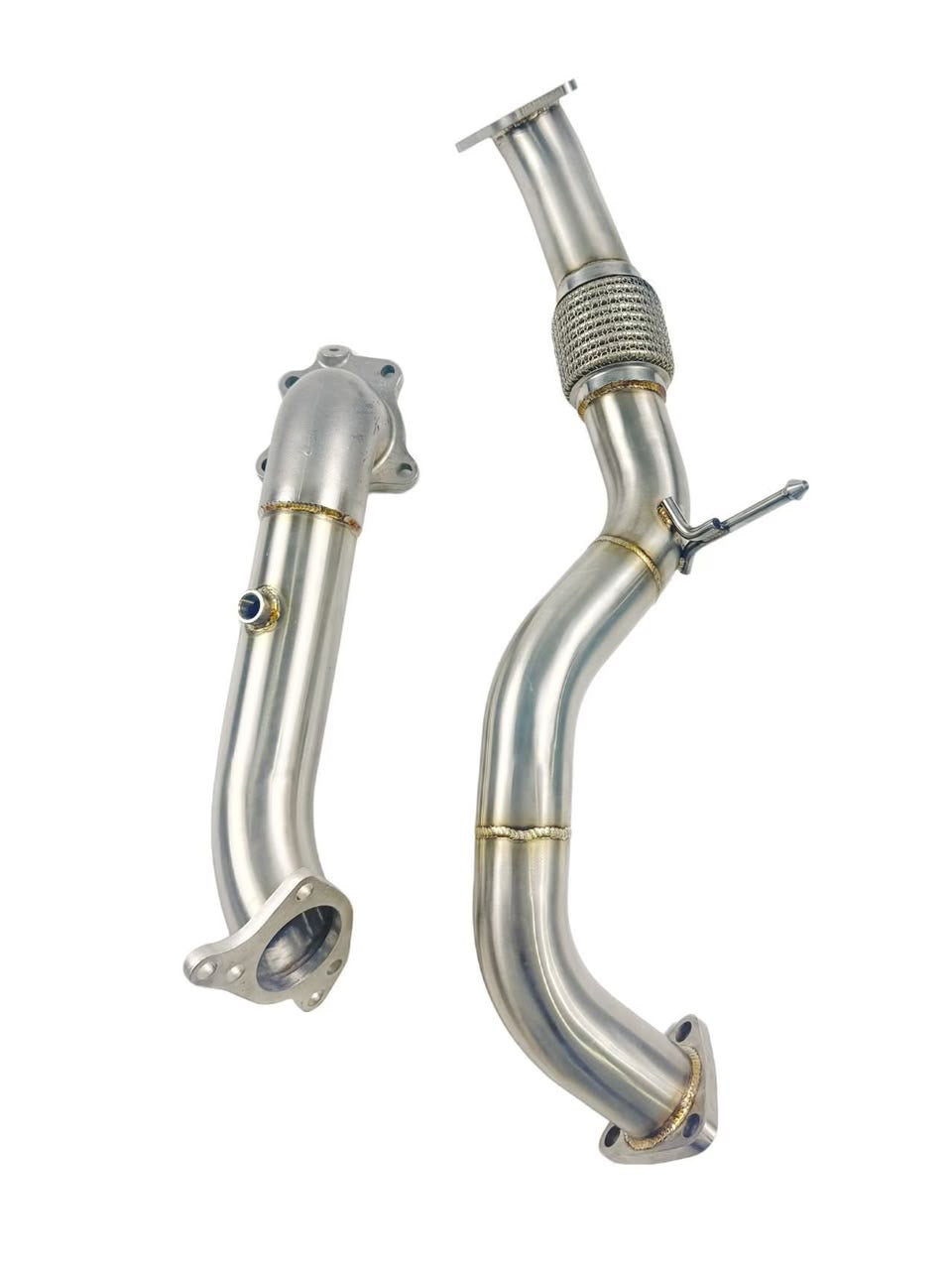 SPDZ1 2.5″ Catless Downpipe+Front Pipe For Honda Civic 1.5t Turbo EX LX SI 2016-2022