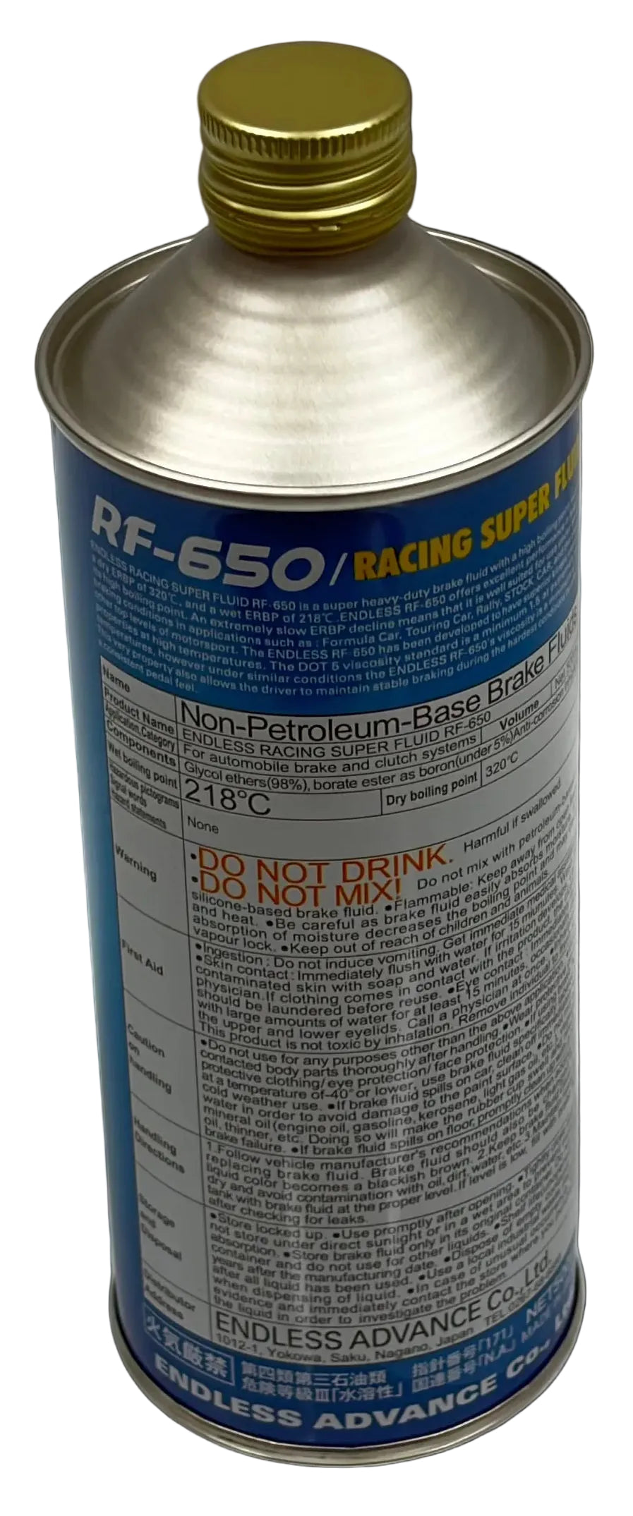 Endless RF650 Racing Brake Fluid 500 mL