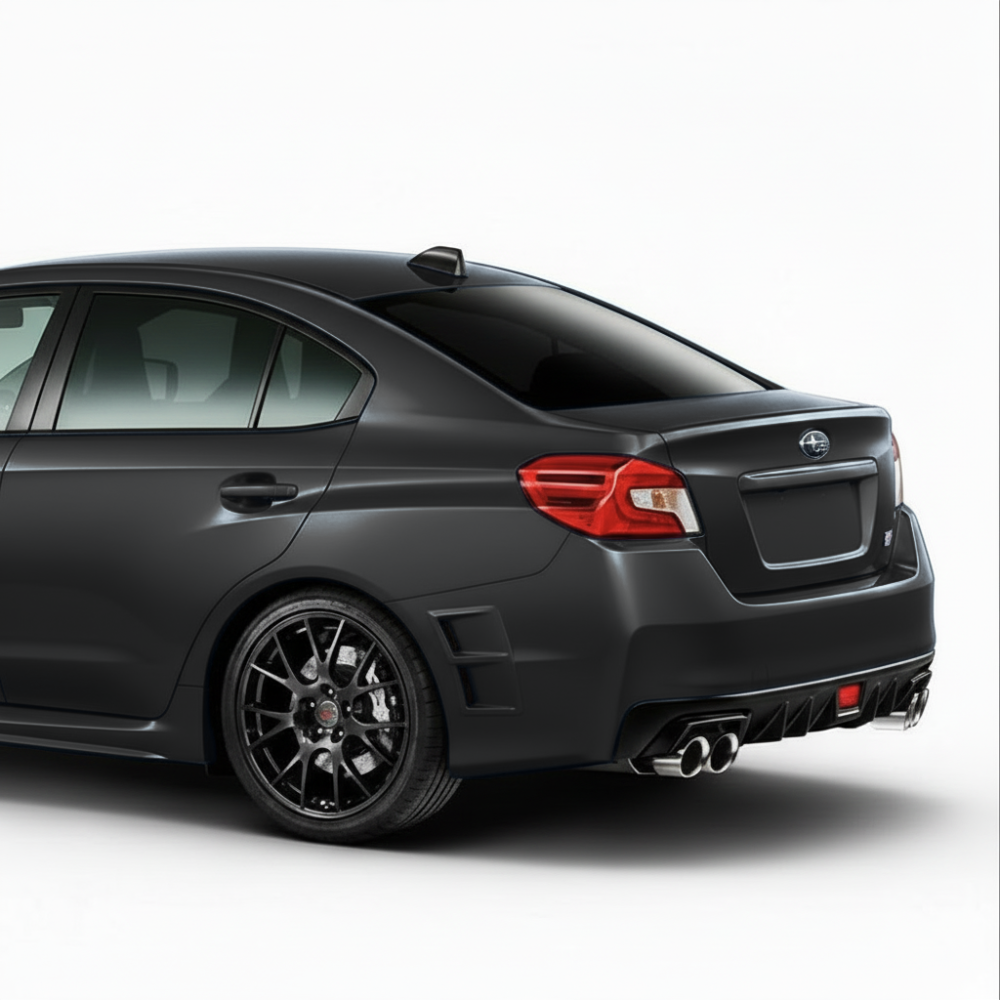 JDMuscle [15-21 WRX/STI] Painted Matched S207 Style Rear Bumper Vents
