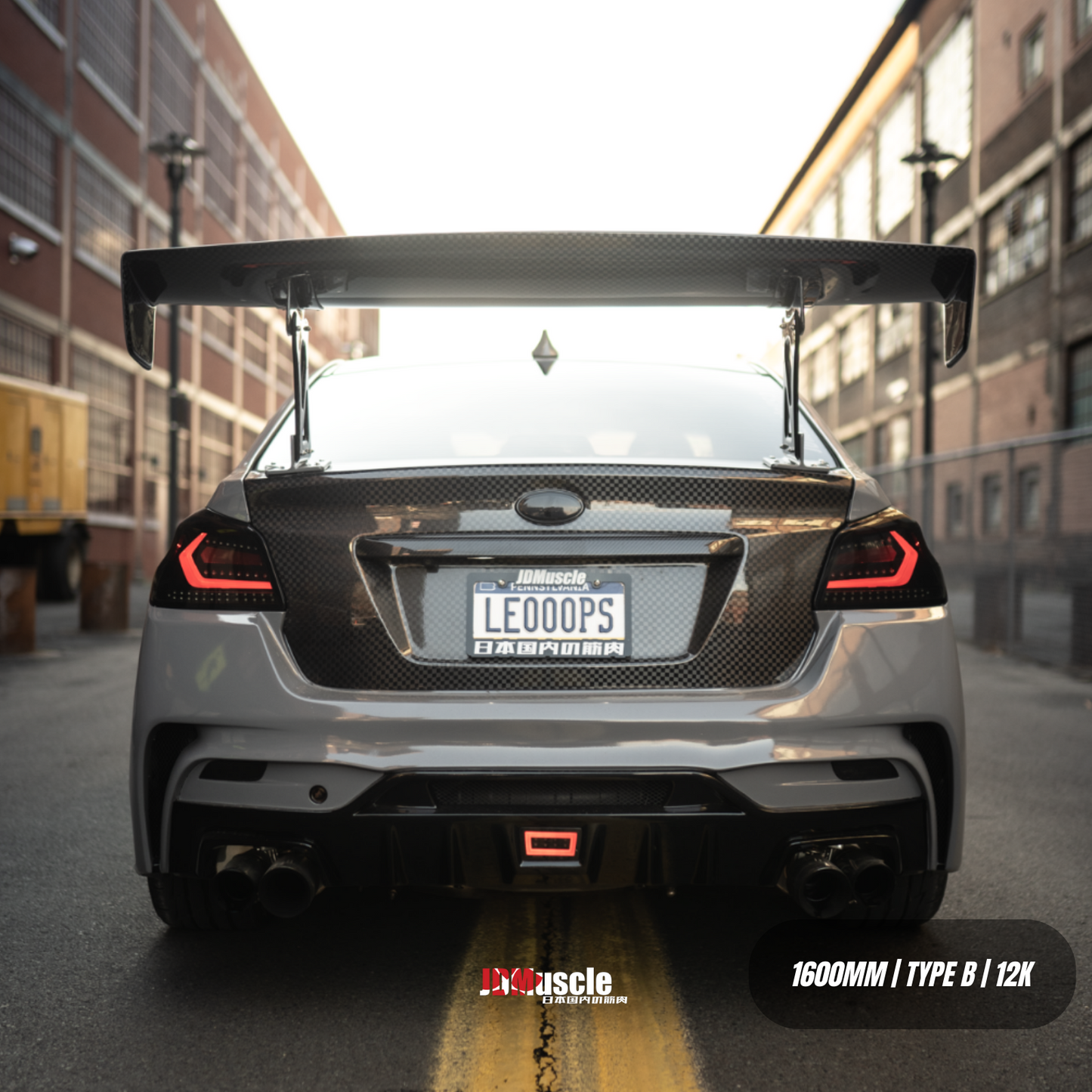 JDMuscle [15-21 WRX/STI] VS Style Full Carbon Fiber Euro GT Wing *Speical Order*No Cancellation*