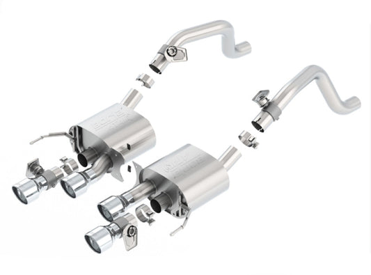 FR SPORT Borla 2014 Chevrolet Corvette C7 6.2L 8cyl ATAK Exhaust w/ NPP Dual Mode (rear section...