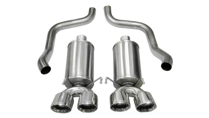 FR SPORT Corsa Performance 05-08 Chevrolet Corvette C6 6.0L V8 Polished Xtreme Axle-Back Exhaust