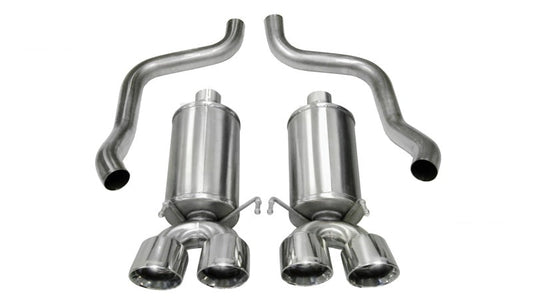 FR SPORT Corsa Performance 05-08 Chevrolet Corvette C6 6.0L V8 Polished Xtreme Axle-Back Exhaust