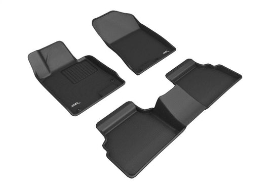 FR SPORT 3D MAXpider 2021+ Kia K5 FWD Kagu 1st & 2nd Row Floormats - Black L1KA05901509
