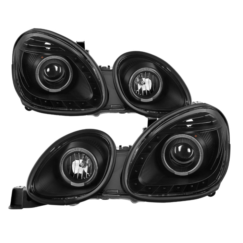 FR SPORT SPYDER Xtune Lexus GS300/GS400/GS430 98-05 Halogen Only Halo Projector Headlights Black...