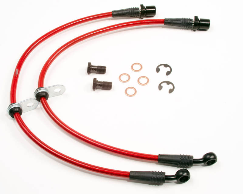 Agency Power AP 04+ STi Brembo Front Steel Braided Brake Lines AP-GDBC-405