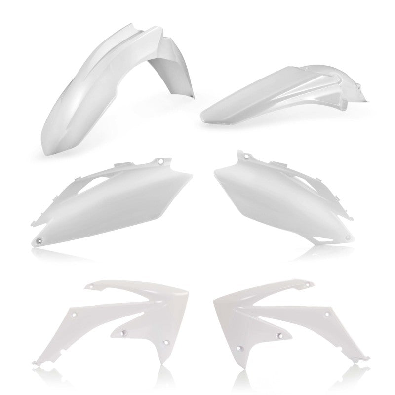 Acerbis 10-13 Honda CRF250R/ 09-12 CRF450R Plastic Kit - White 2141860002