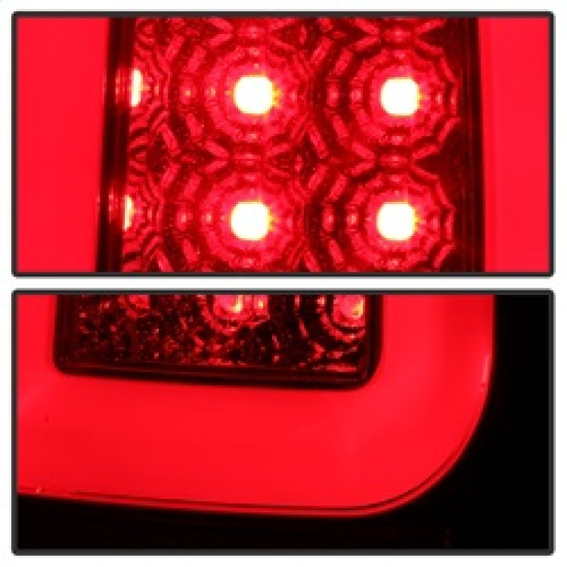 FR SPORT Spyder 97-03 Ford F150 Stylsd. F250 V3 Light Bar LED Tail Lights - Red/Clr...
