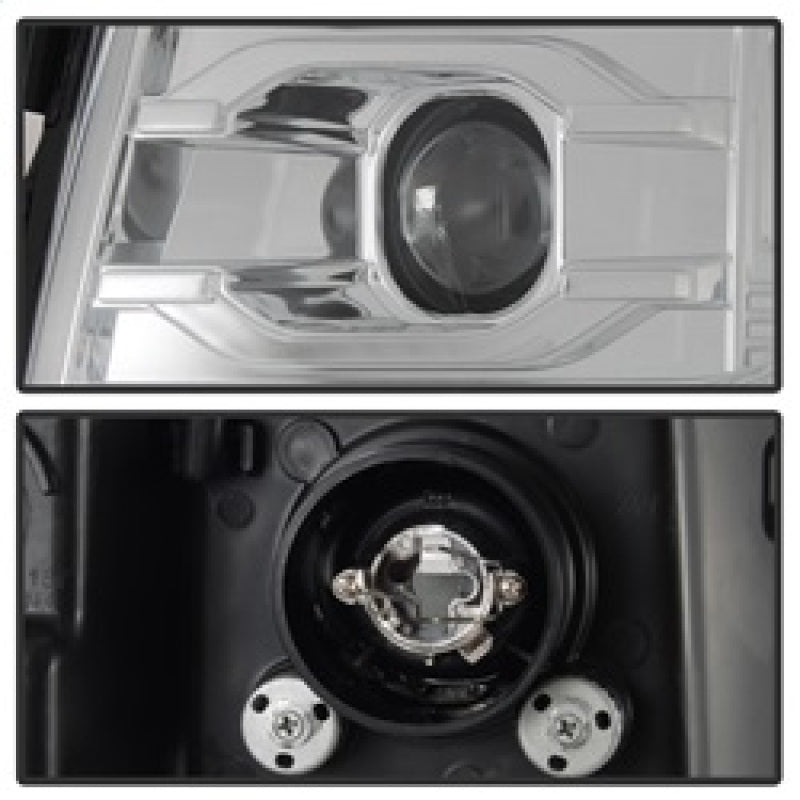 Spyder Chevy Silverado 1500 07-13 Version 3 Projector Headlights - Chrome PRO-YD-CS07V3-LBDRL-C 5083616