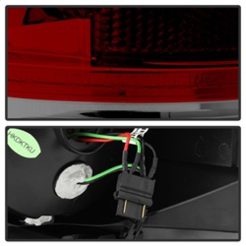FR SPORT Spyder Toyota Tundra 07-13 LED Tail lights Red Clear ALT-YD-TTU07-LED-RC 5029607 - View 9