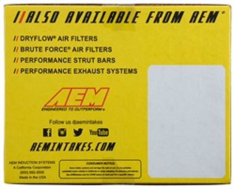 AEM Induction AEM 2015 Hyundai Genesis 3.8L-V6 F/I Silver Cold Air Intake 21-796C