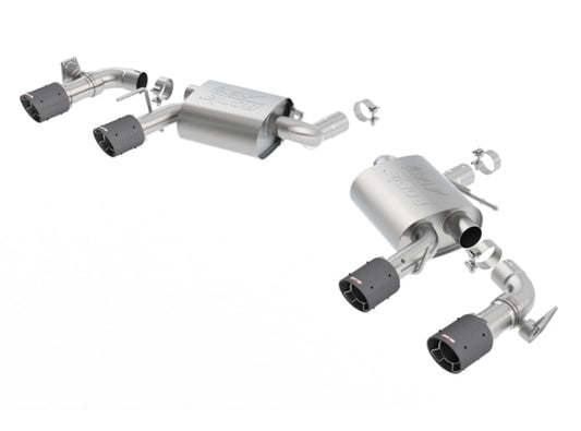 FR SPORT Borla 2016-2017 Chevy Camaro V8 SS AT/MT ATAK Rear Section Exhaust with Dual Mode Valves...