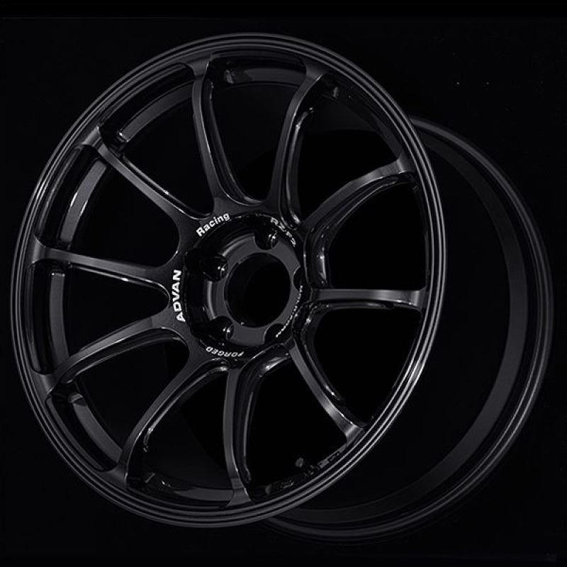 Advan RZ-F2 18x10.0 +35 5-114.3 Racing Titanium Black Wheel YA28K35ETB