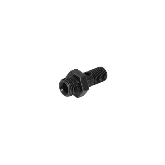 797 Performance, LLC AEM High Volume Fuel Rail Banjo Fitting w/ Hole - Male -6AN ORB thread...