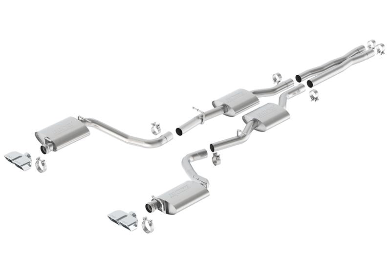 797 Performance, LLC Borla 15-16 Dodge Challenger R/T 5.7L Dual Rectangle Angle Cut Dual Split...