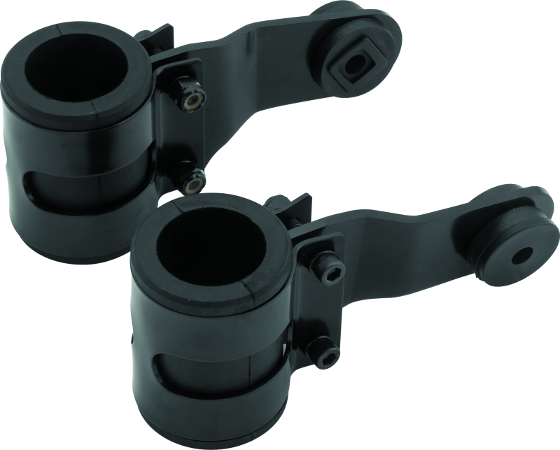 BikeMaster 35mm Headlight Brackets - Black 152415